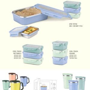 Cool Touch Series Plastic Storage Container Set – Air Tight & Durable 🧊