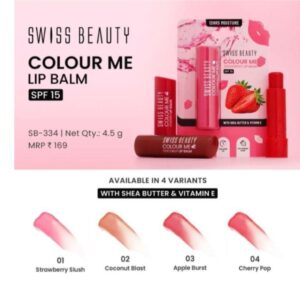 Swiss Beauty Colour Me Lip Balm SPF 15 lip care product