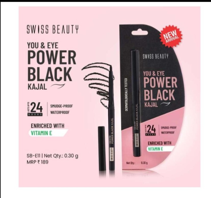 Swiss Beauty You and Eye Power Black Kajal makeup product