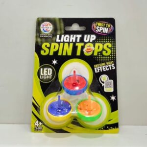 Light Up Spin Tops Toy for Kids